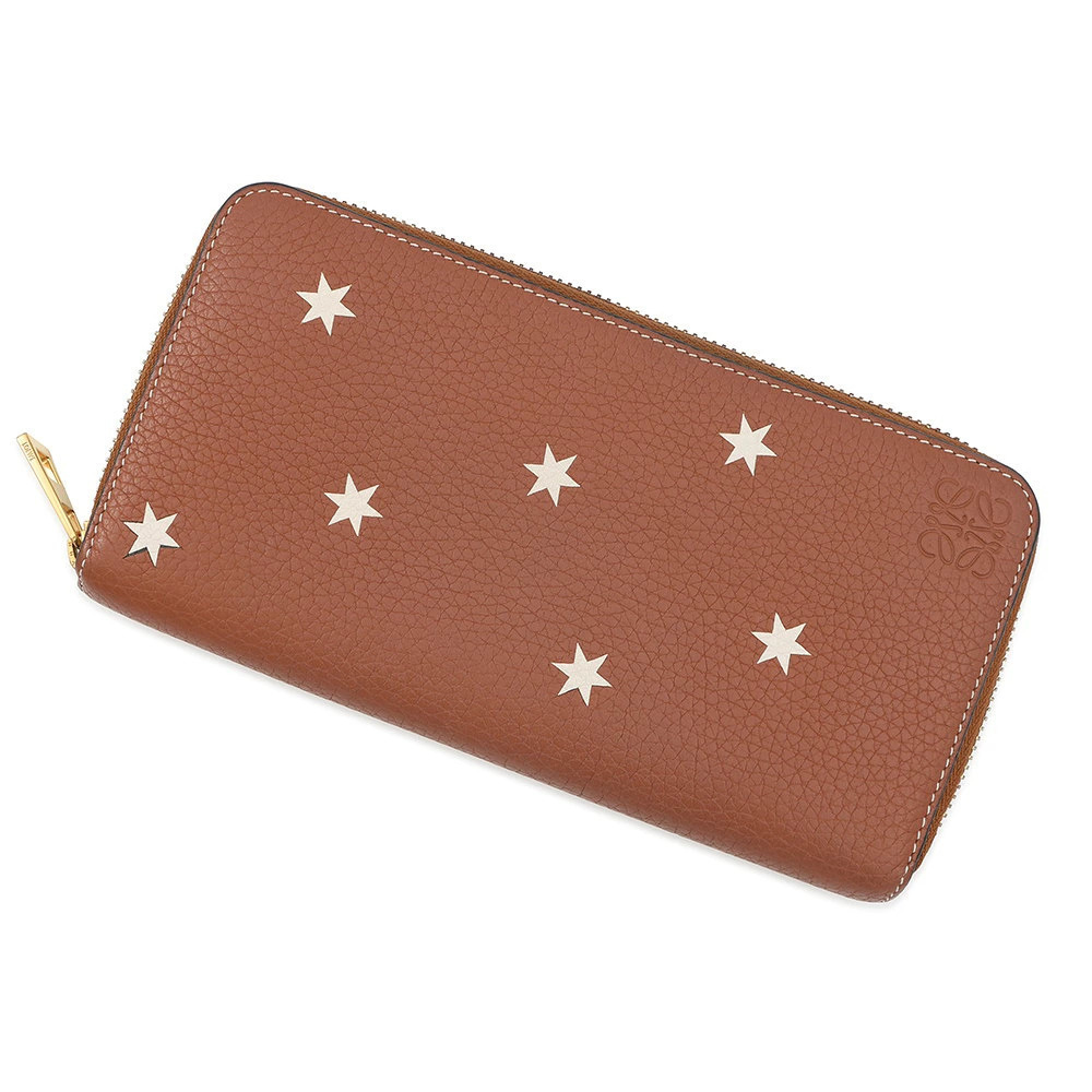 Loewe Long Wallet Star Motif Leather
